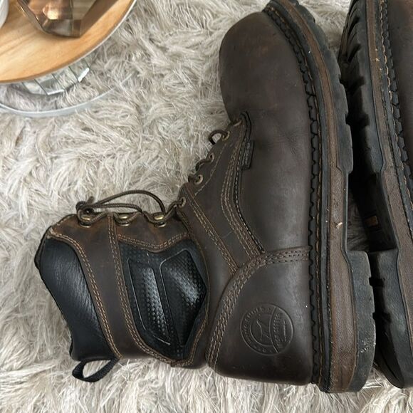 Red Wing Irish Setter Ultra Dry Waterproof Steel Toe Work Boots Size 10 E2 - Picture 6 of 17